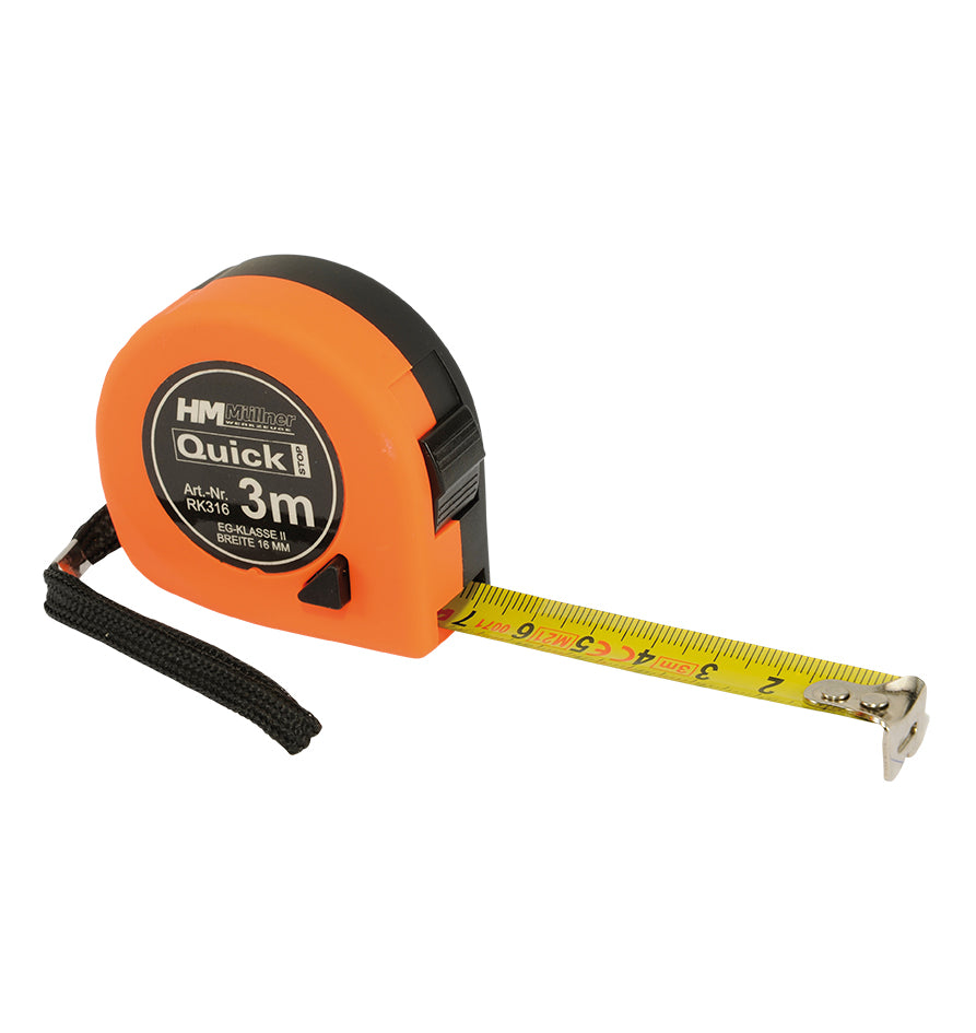 RK316 Rollmeter 3 m, 16 mm mit Stop