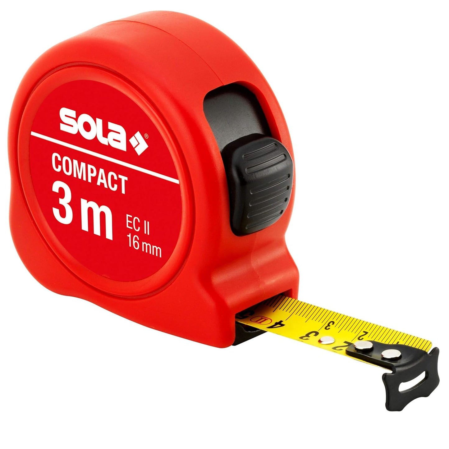 SOLA Rollmeter 3m, Compact CO, 16mm, EG-Klasse 2