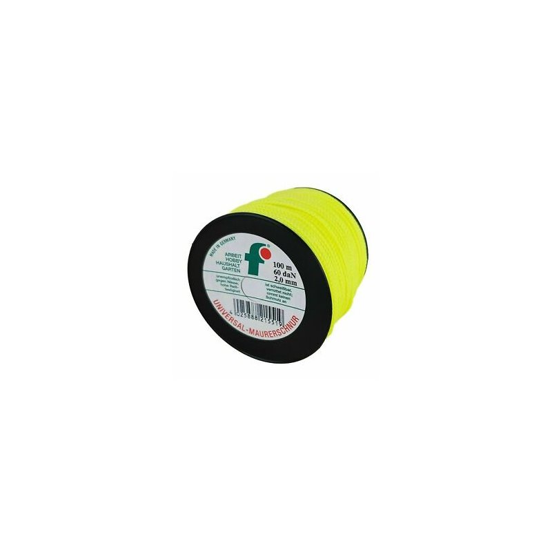 Universal Maurerschnur 2,0mm, 100m, neongelb