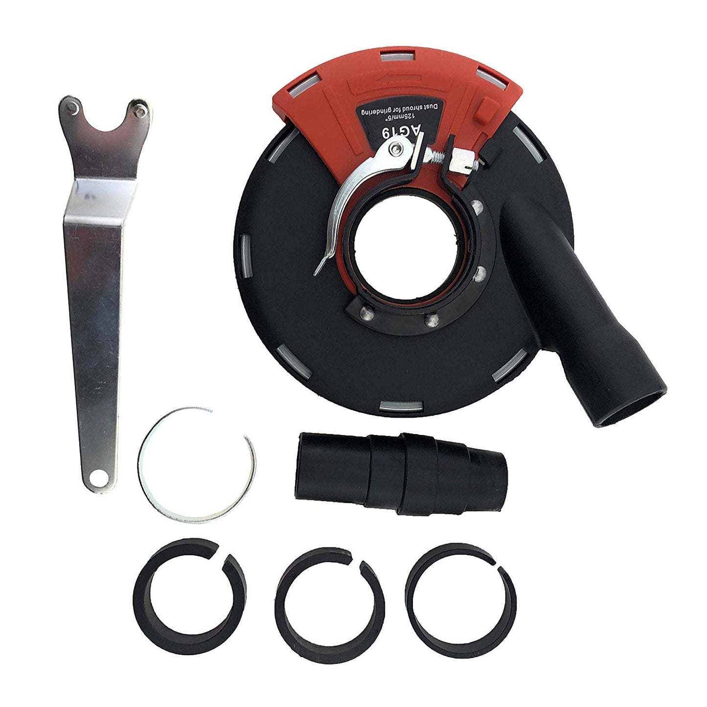 Absaughaube Schleiftopf 125mm