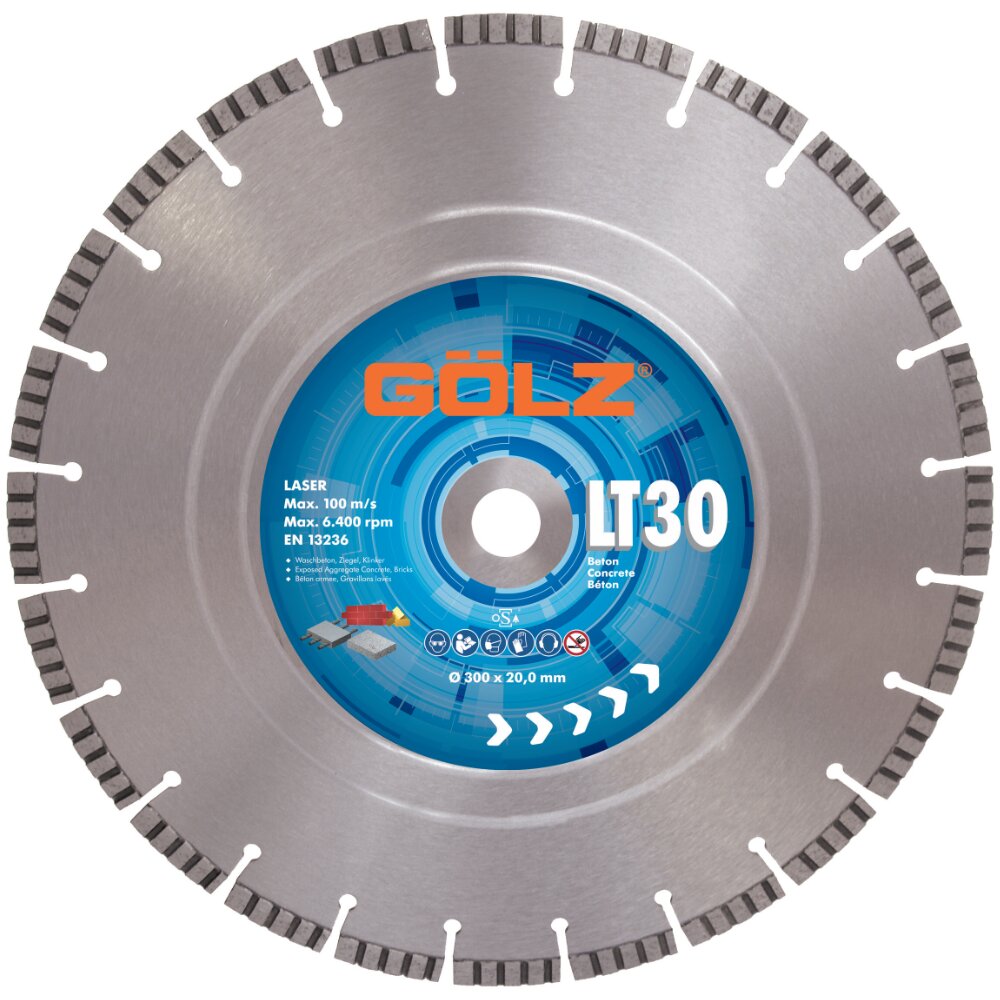 Gölz Diamanttrennscheibe LT-30 Ø400 25,4/20,0