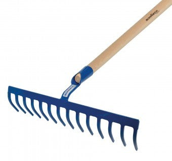 Sonneck Schotterrechen 14 Zähne m. Stiel