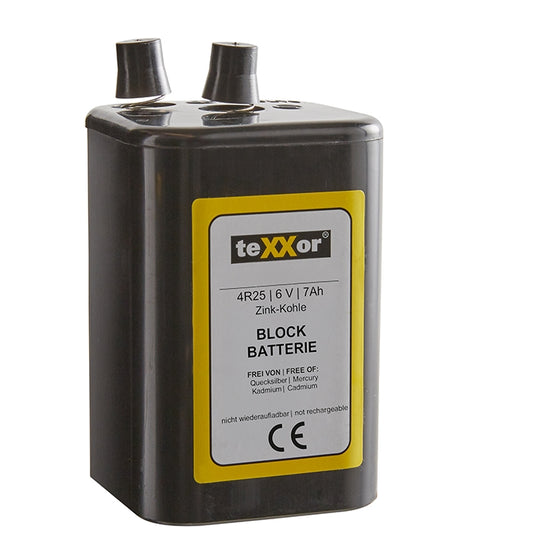 teXXor® Batterie 6V 7AH IEC 4R25